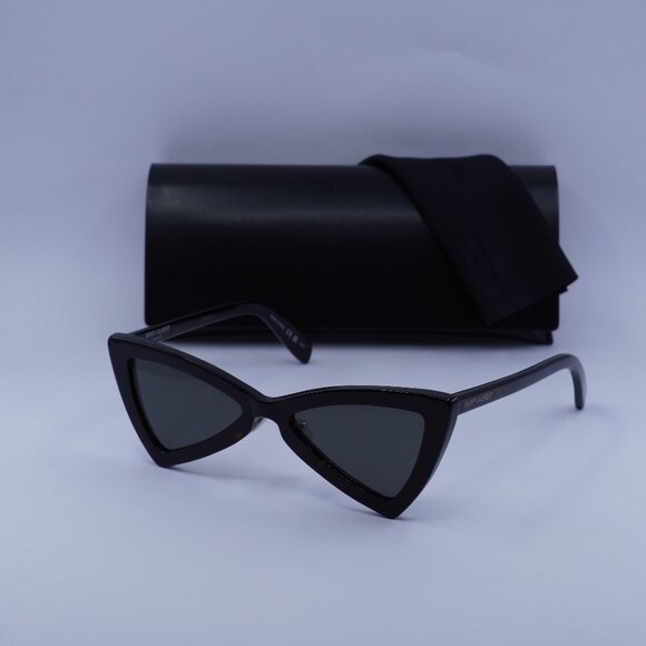 Saint Laurent SL207 JERRY 006 Cat Eye Sunglasses - Dark Havana/Grey - Picture 1 of 10